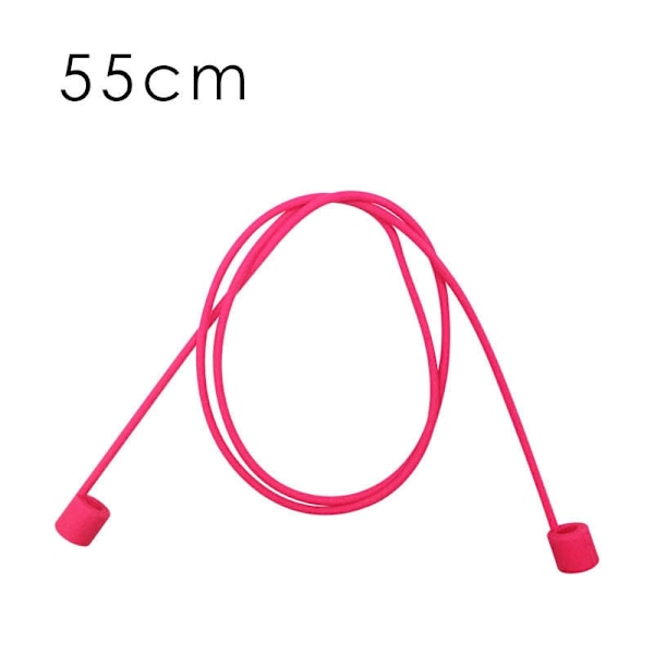 Hörlurar/BlueTooth Headsetfodral + Silikonsnöre Svart