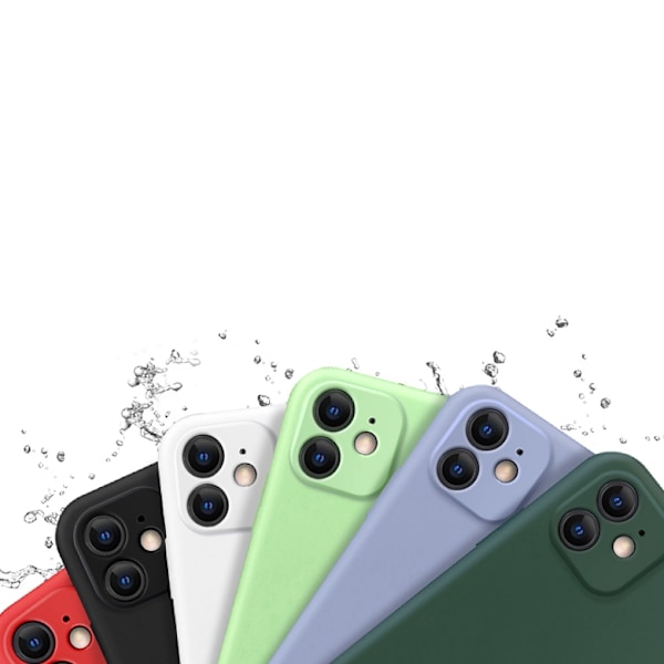 iPhone 11 -kuori - mikrokuituinen silikoni Mörkblå