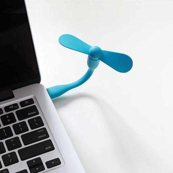 Mini USB-blæser - forskellige farver White