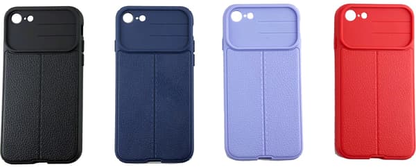 iPhone 7 / iPhone 8 / iPhone SE silikoni kotelo Svart