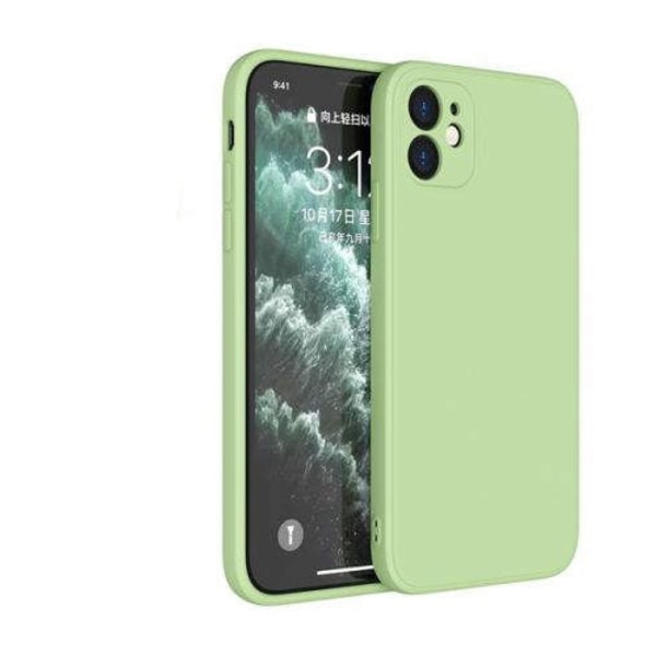Xiaomi Mi 11 - Silicone Case Microfiber Ljusgrön