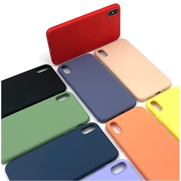 Samsung Galaxy A10 Case - Silicone Microfiber Röd