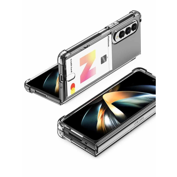 Samsung Galaxy Z Fold 4 - Blødt gennemsigtigt etui Transparent