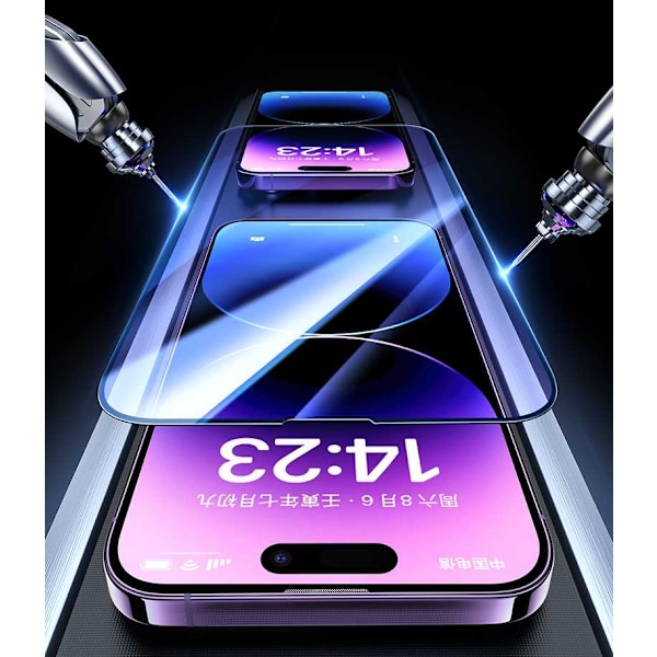 iPhone 14 Pro Max - Täysin kattava karkaistu suojalasi