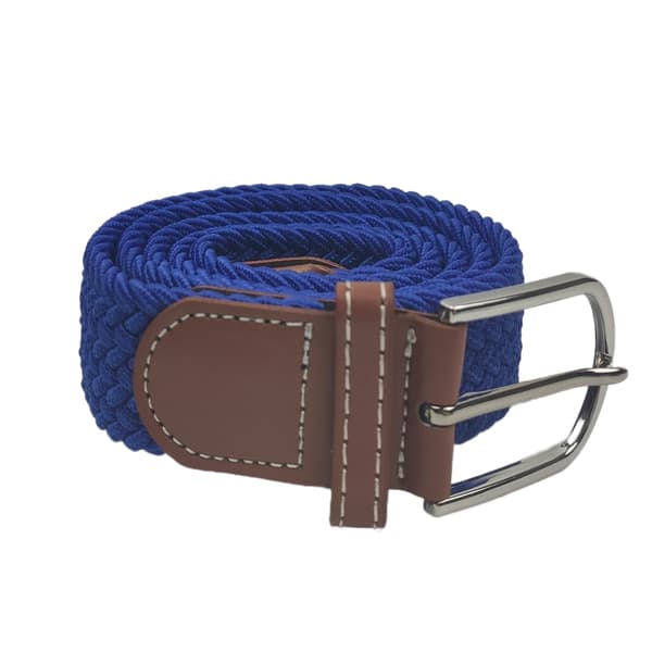 Flexibelt Canvastyg Bälte - 25 färger Ljusbrun Mönster