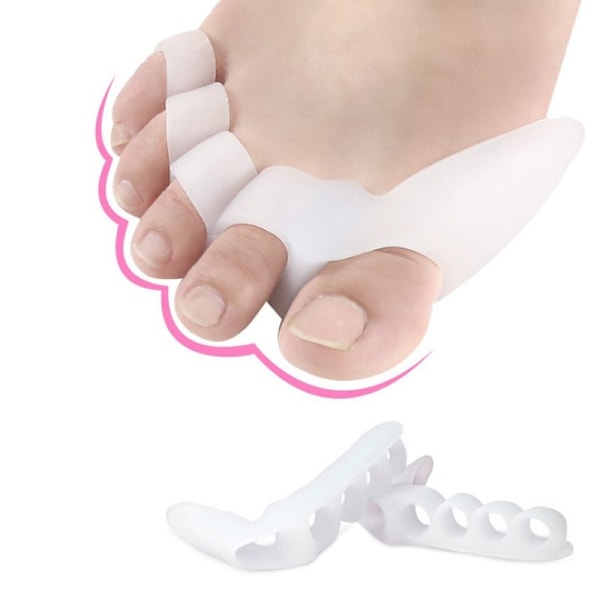 Hallux Valgus skydd - Lång tå Transparent