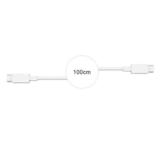 Kaapelin pidennys - USB-C Double 1 m Vit
