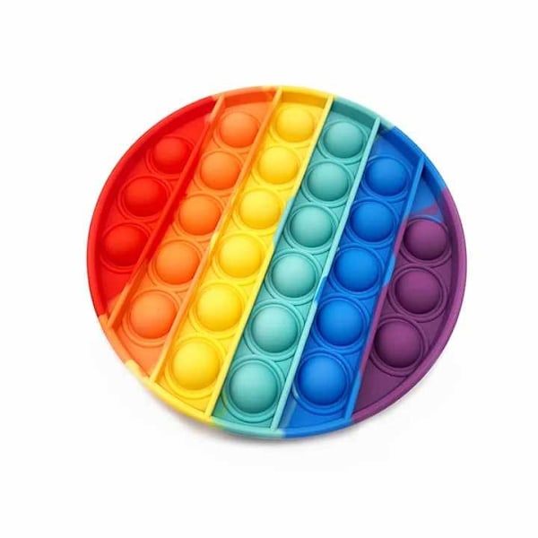 Fidget Toys - Fidget Leksak - Pop Cirkel Olika Färger Green Grön