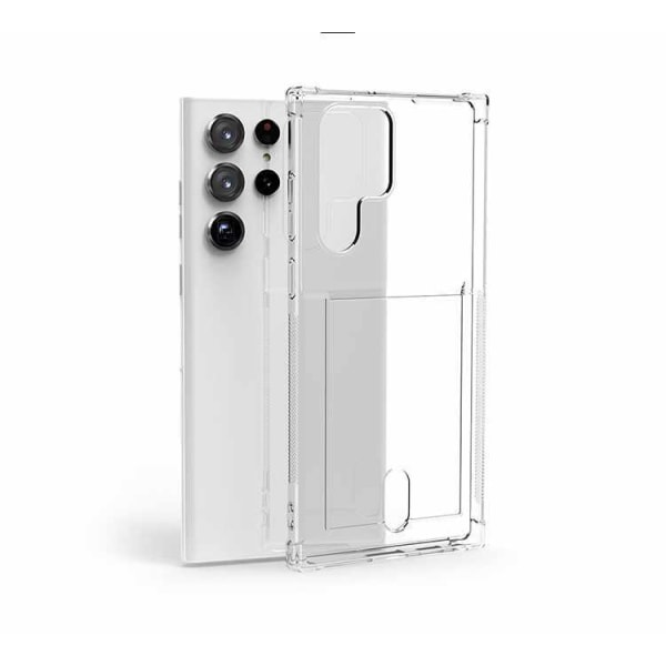 Samsung Galaxy S22 Ultra - Transparent Skal + Mjuk Skyddsfilm