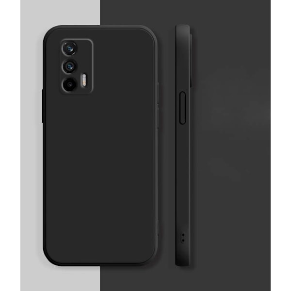 Realme GT - Silikonikuori Mikrokuitu Black