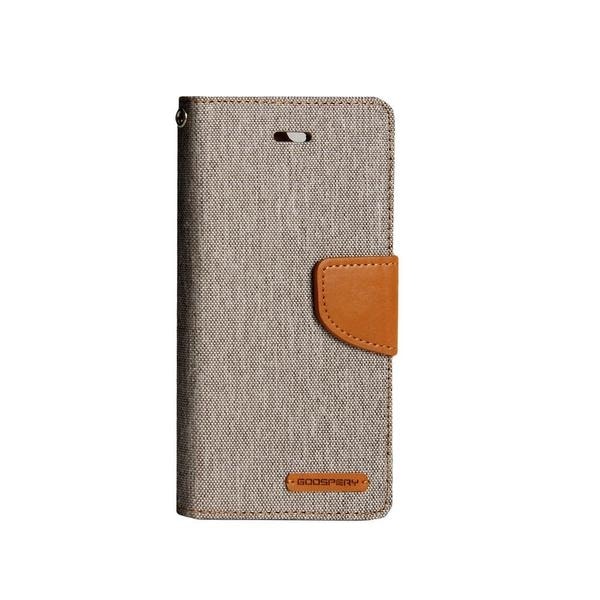 iPhone XS Max Skal - Plånbok Goospery Canvas Mörkblå
