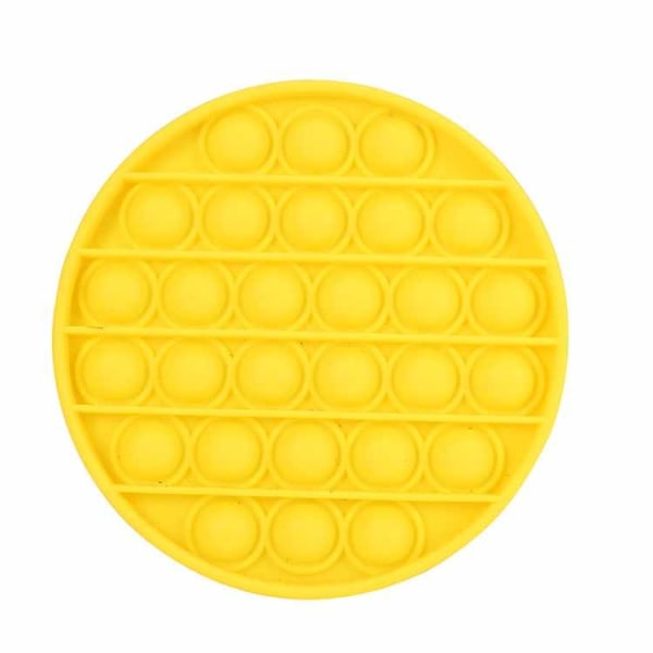 Fidget Toys - Fidget Legetøj - Pop Circle Gul Yellow