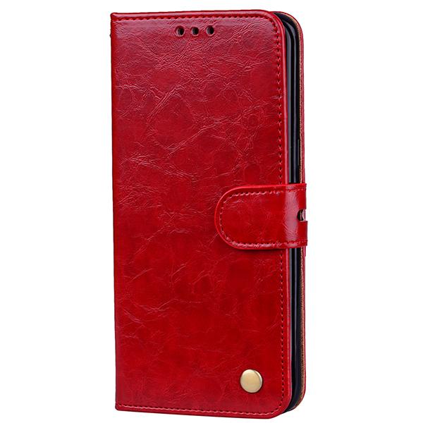 Samsung Galaxy S10 Plånboksfodral-G röd