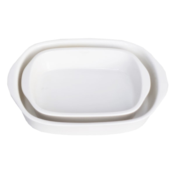 Spisesæt GM32 Porcelænsforme til mad - 4 dele Vit