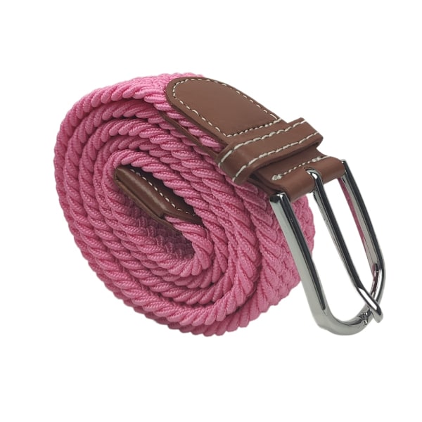 Flexibelt Canvastyg Bälte - 25 färger Rosa