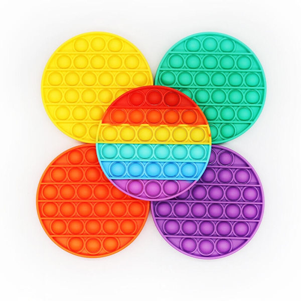 Fidget Toys - Fidget-lelu - Pop Circle eri värejä Green Grön