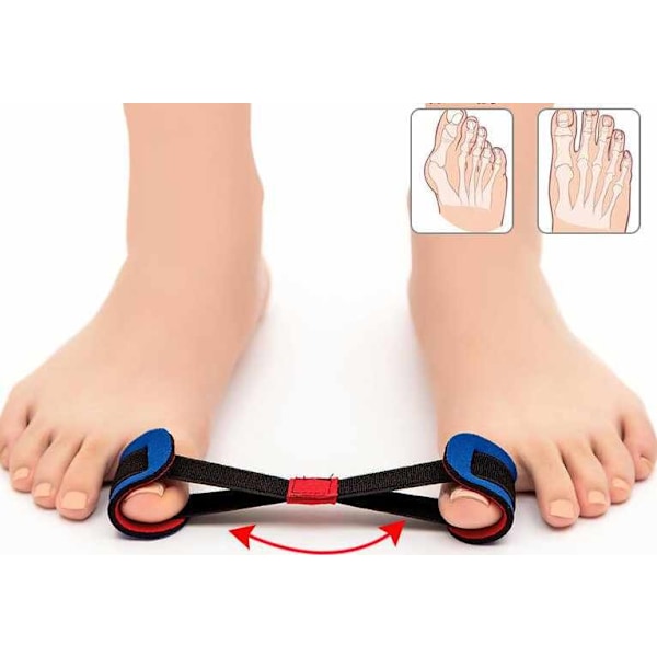 Hallux Valgus - varpaiden korjaussarja 9 kpl White