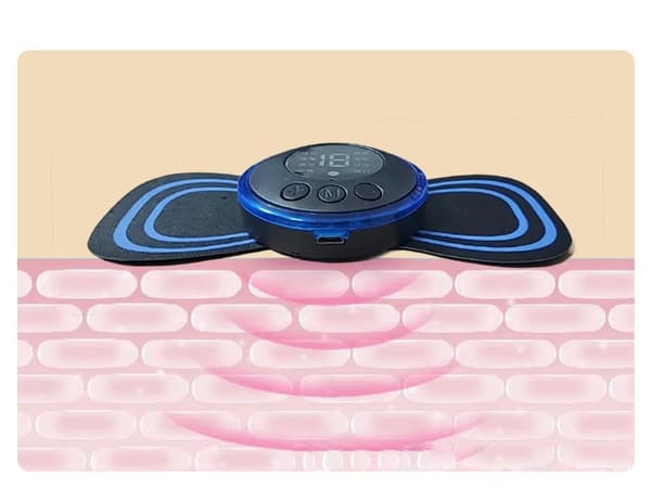 Trådlös EMS-nackmassage & elektrisk muskelstimulator