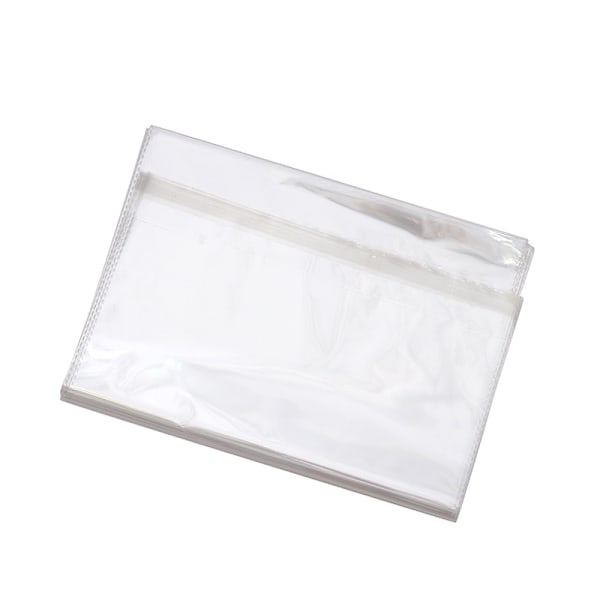 200 st - Självhäftande Produkt Påsar 12 x 17 cm - Genomskinlig 2 Pack