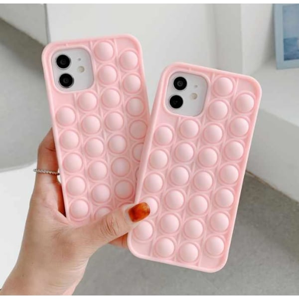 iPhone 11 / iPhone XR Skal - Pop it Fidget Bubblor Rosa