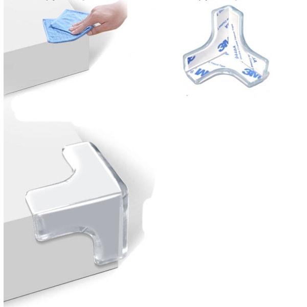 Corner Protection Large - Furniture 4 pack Vit