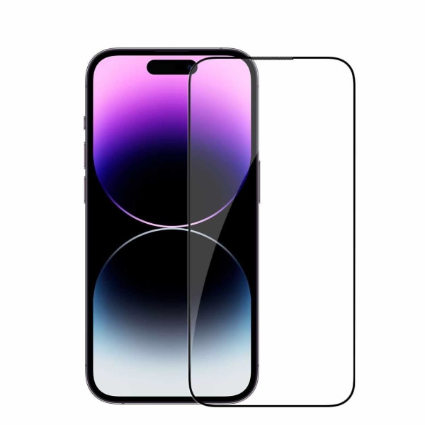 iPhone 14 Pro - Heltäckande Härdat Skyddsglas