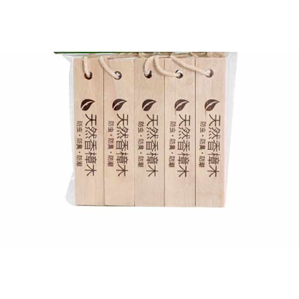 Kamferipuiset puupuikot 5-pack 10-pack