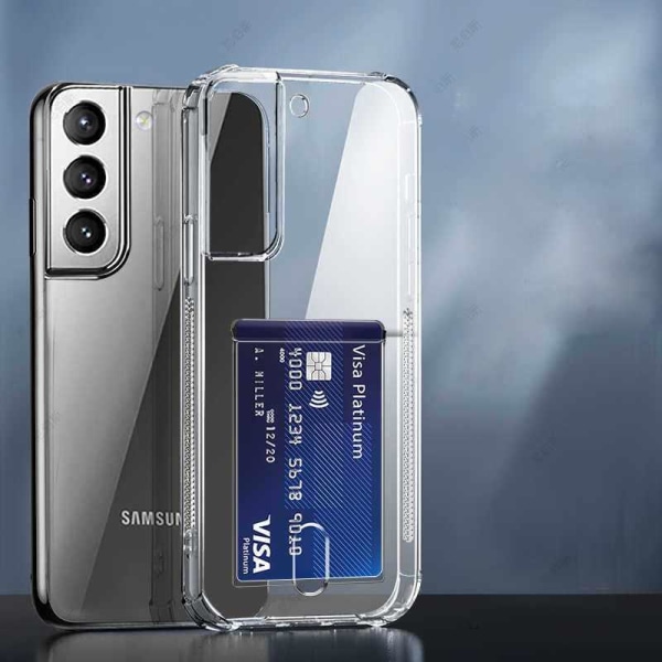 Samsung Galaxy S22 - Transparent Skal + Heltäckande Härdat Skydd