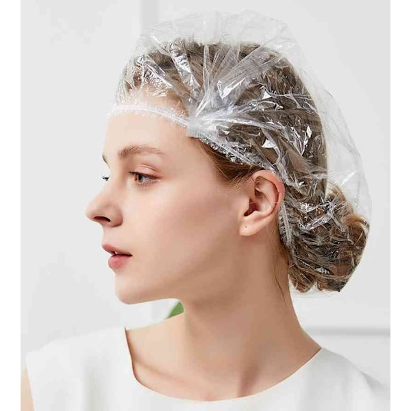 Engångsduschmössa - Transparent 30-pack x 2