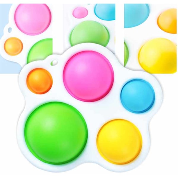Fidget Toys - Fidget Leksak - Pop Färgade Bubblor