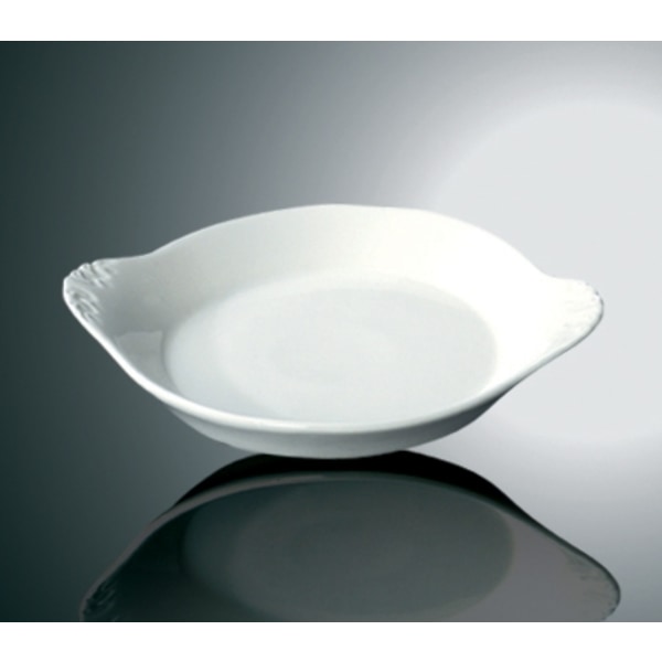 Rundt porcelænsfedt - 12-pak Vit