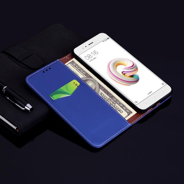 iPhone XS Max Skal - Plånbok Blå