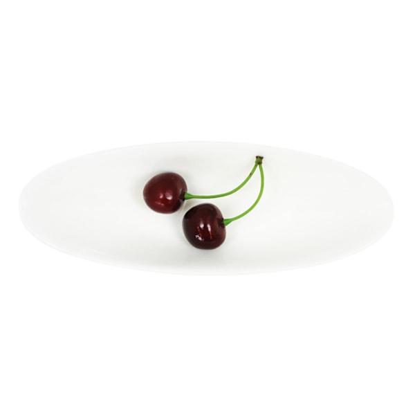 Posliinikulho soikea pitkä kapea - 12 kpl pakkaus Vit