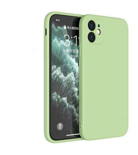 Xiaomi Mi 11 - Silicone Case Microfiber Ljusgrön