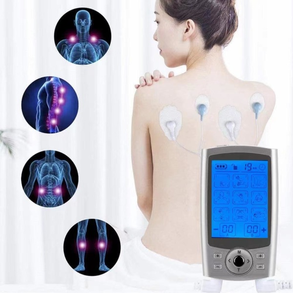 Elektronisk Massage Apparat - TENS Silver