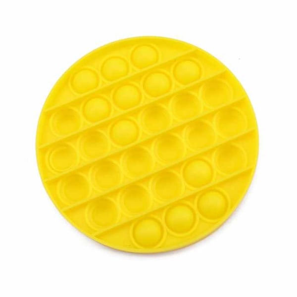 Fidget Toys - Fidget Legetøj - Pop Circle Gul Yellow