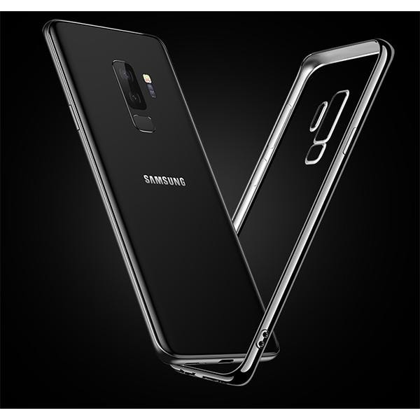 Samsung Galaxy S9 Plus kuori - läpinäkyvä silikoni Vit