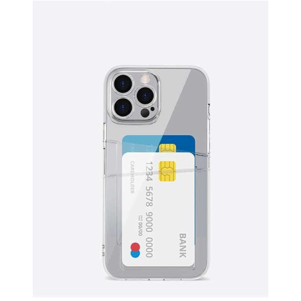 iPhone 12 Pro - Transparent Case Double Card Slot