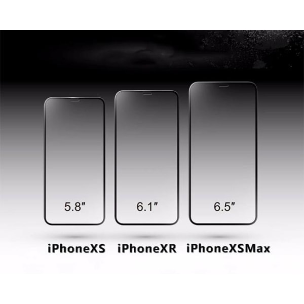 iPhone XR - täysin peittävä karkaistu suojalasi