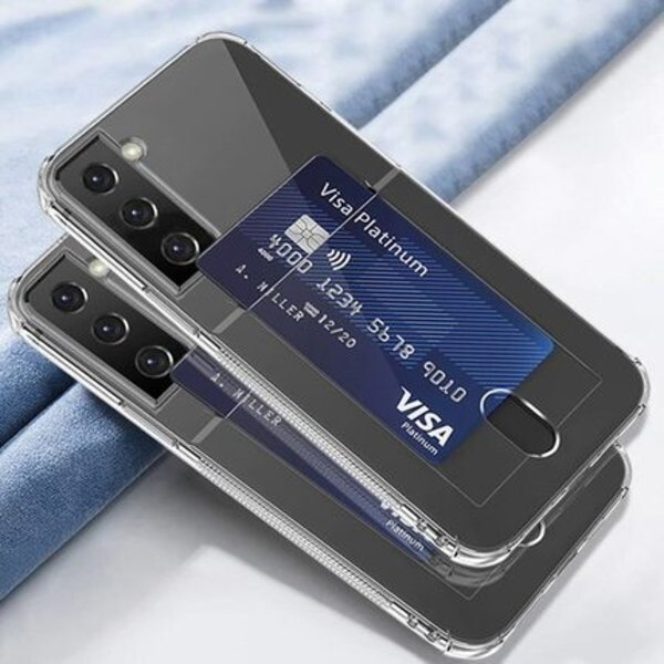 Samsung Galaxy S22 Plus - Transparent Case with Card Slot