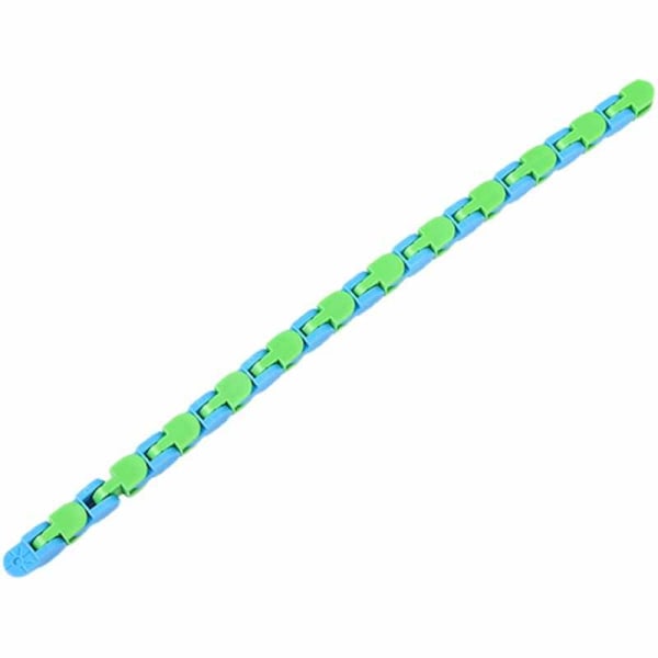 Fidget Toys - Fidget Leksak - Böjd Räls blå/grön