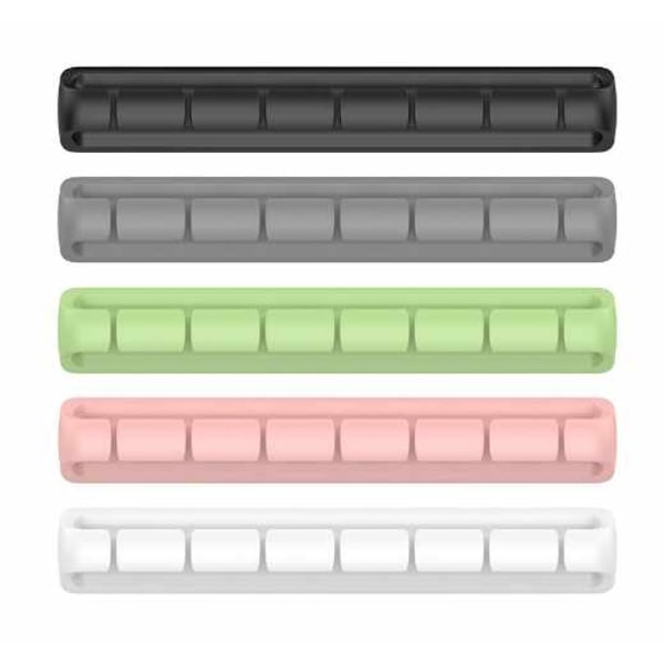 5-pak - kabelholder - multisæt til problemfri kabelstyring! Pink
