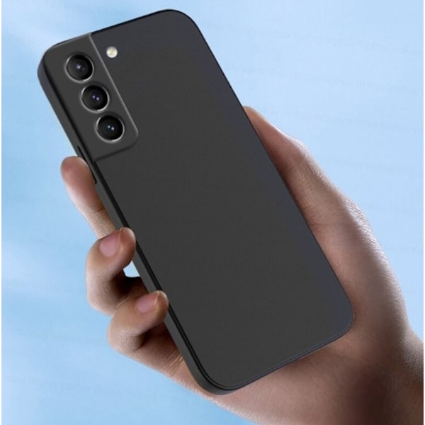Samsung Galaxy S21 Plus Case - Microfiber Silicone Svart