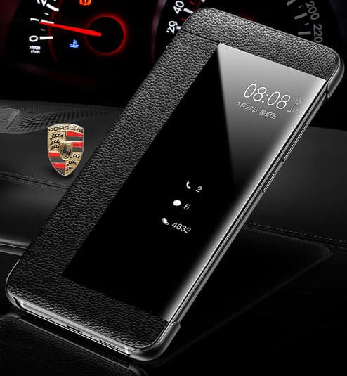 Huawei P30 äkta läder Smartfodral