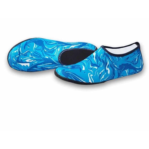 Strand-/yogasko - Blå XL (39-40)