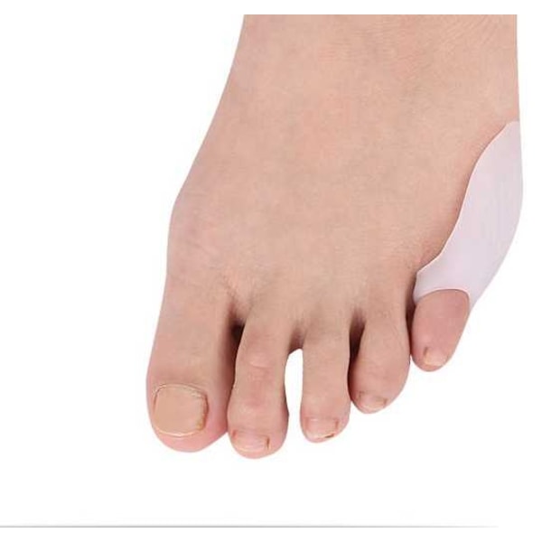 Hallux Valgus - Lilltå Skydd 2-pack Vit