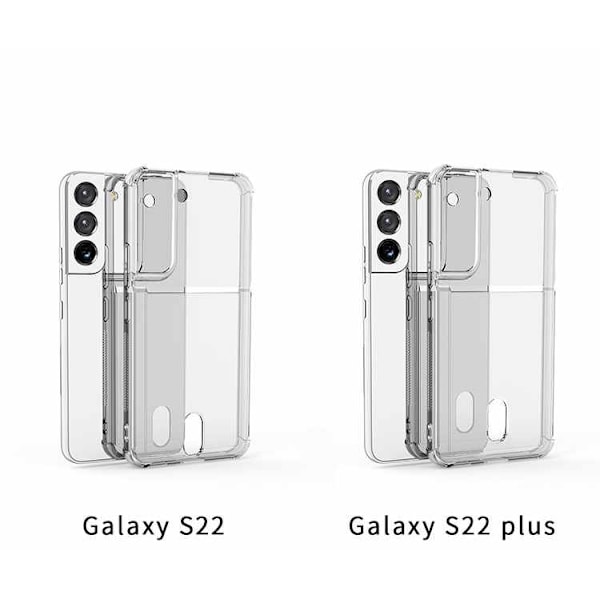 Samsung Galaxy S22 Plus - Transparent Case with Card Slot