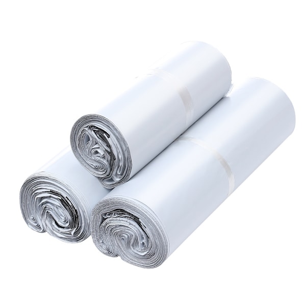 100 stk - E-handelspose 20 x 30 cm - Hvid White 5 Pack