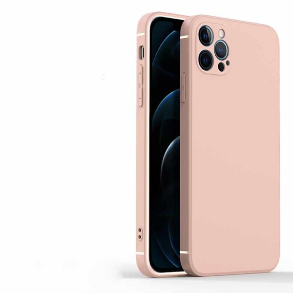 iPhone 14 Pro Skal - Mikrofiber Silikon Ljusgrön