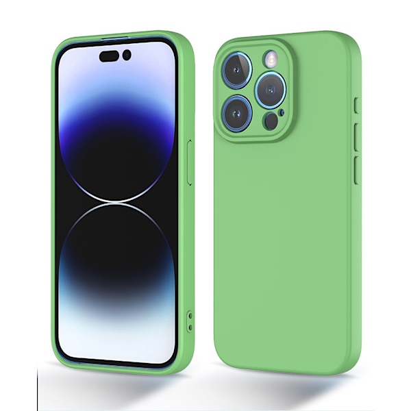 iPhone 15 Skal - Mikrofiber Silikon grå